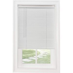 Cordless 1" Light Filtering Mini Blind, 41" Wide x 64" Long, White